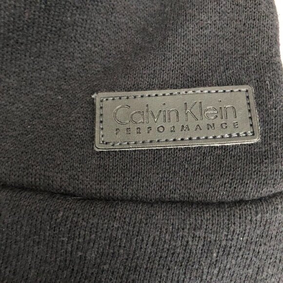 CALVIN Klein Performance Quick Dry Black Sweatshirt w/ White Ruffle - Size Small - Picture 3 of 5